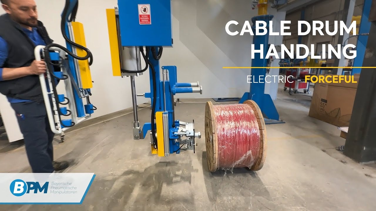 BPM Industrial Manipulators - Cable Drum Handling - Electric