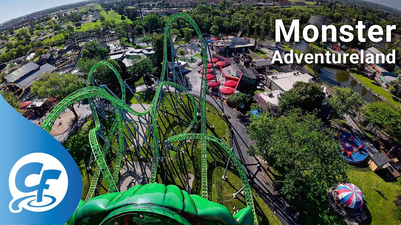 Monster front seat on-ride 4K POV Adventureland