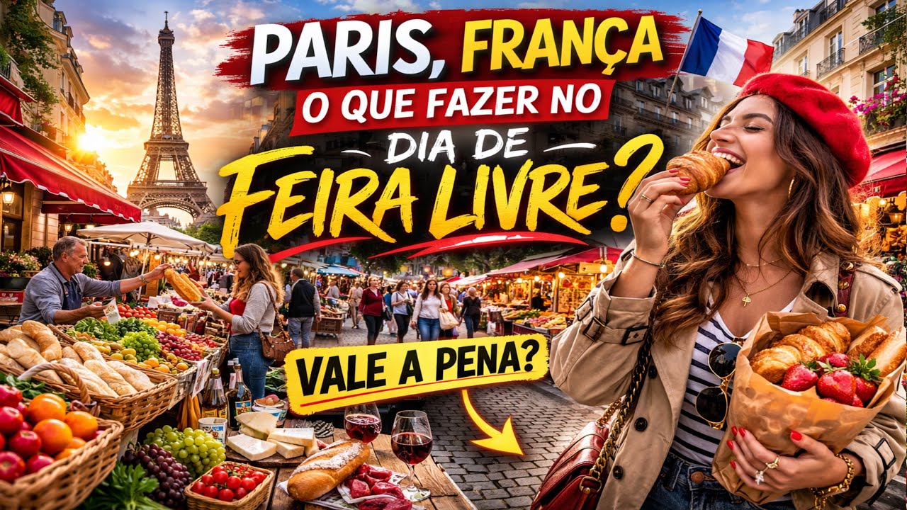 O QUE FAZER EM PARIS NO DIA DE FEIRA? 🇫🇷 Experiência REAL + Preços