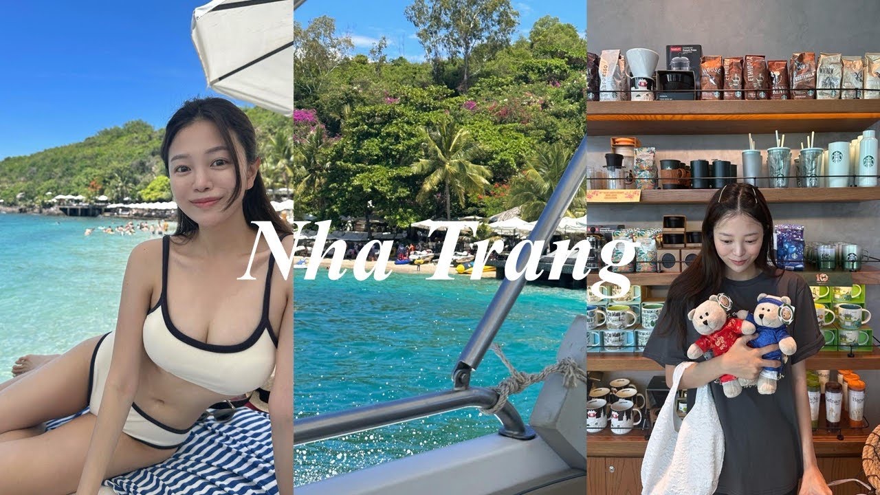 🇻🇳 VLOG | 나트랑여행 • 베트남여행 • 미니비치 • 프라이빗 비치 • 천국도 • 라탄백 쇼핑 • 마담프엉 • 롯데마트 • 선라이즈 호텔 앤 비치