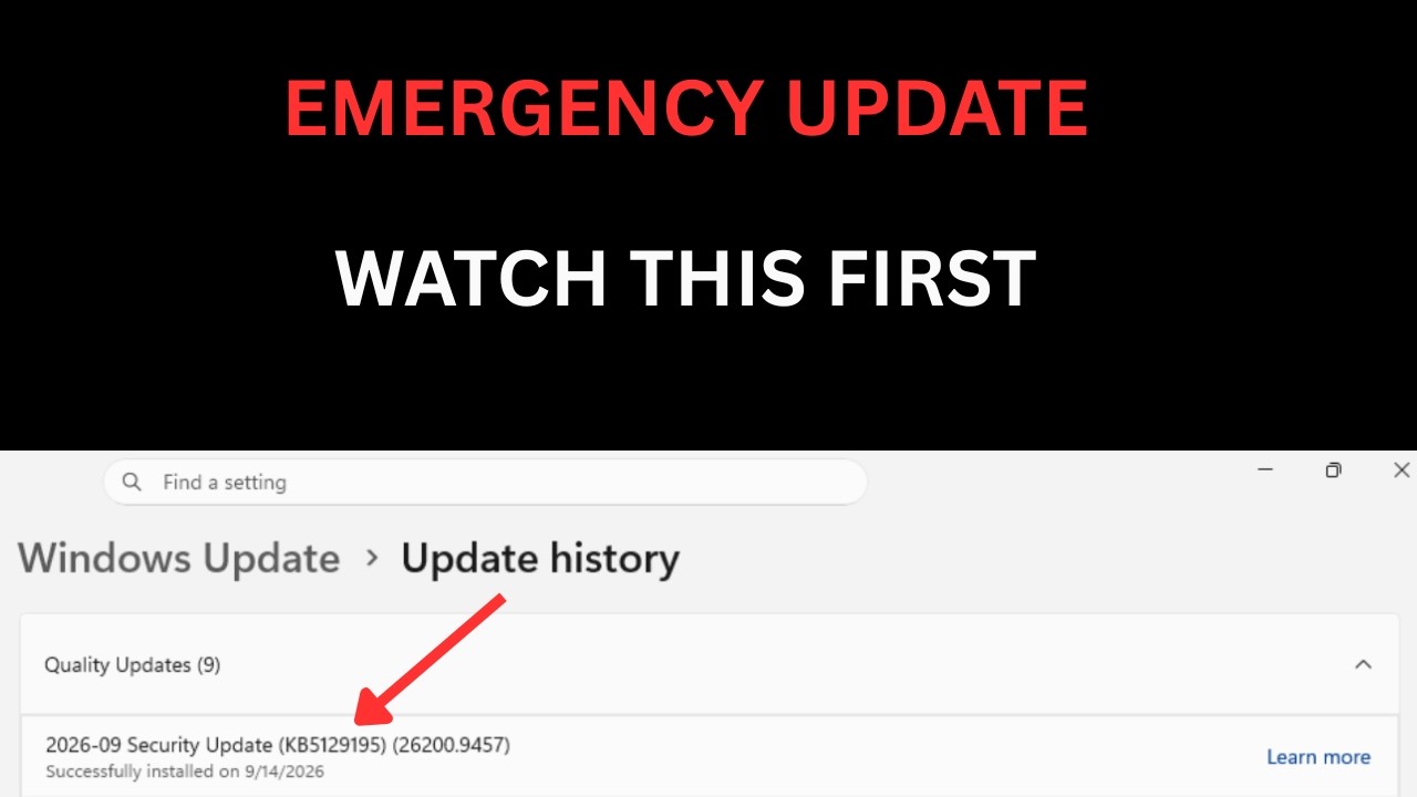 Emergency Windows 11 Update KB5129195 &mdash; Here's What It Actually Fixes