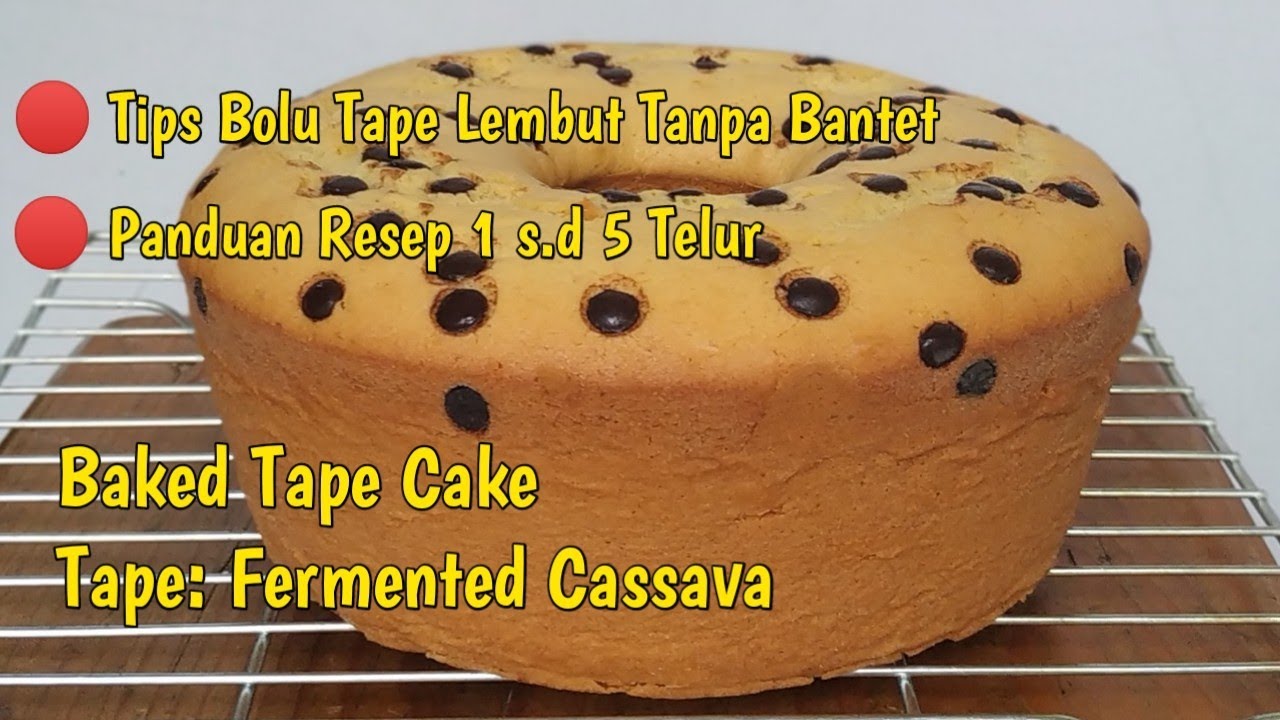 Bolu Tape Panggang Lembut Tanpa Seret dan Bantet