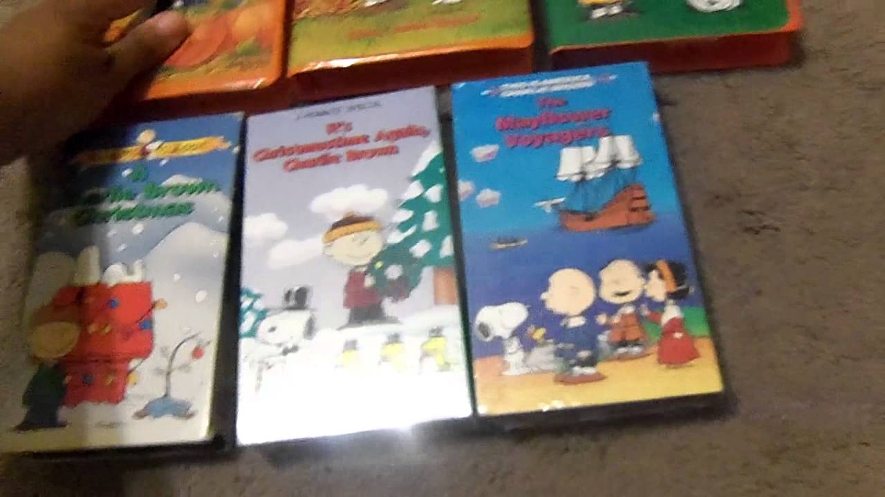 My Charile Brown VHS Collection