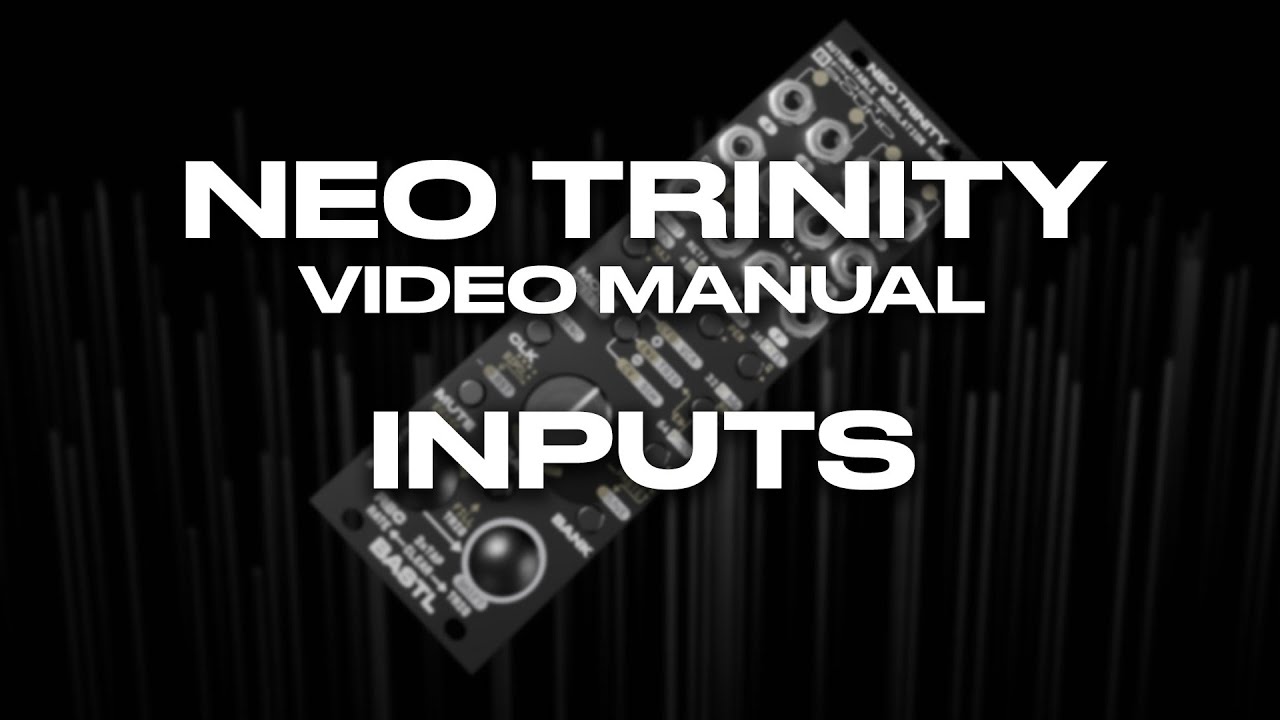 NEO TRINITY - All About The Inputs