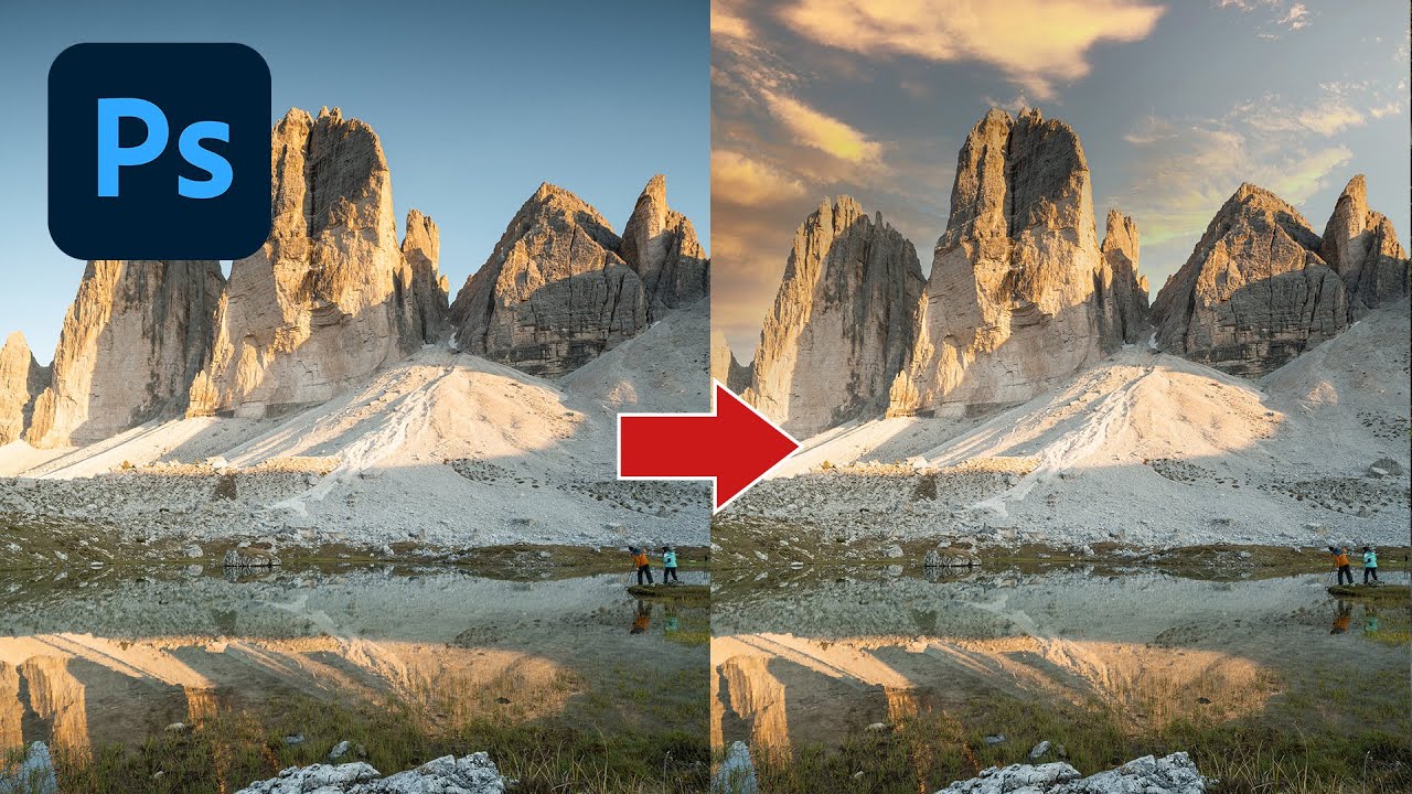 HIMMEL AUSTAUSCHEN in Photoshop