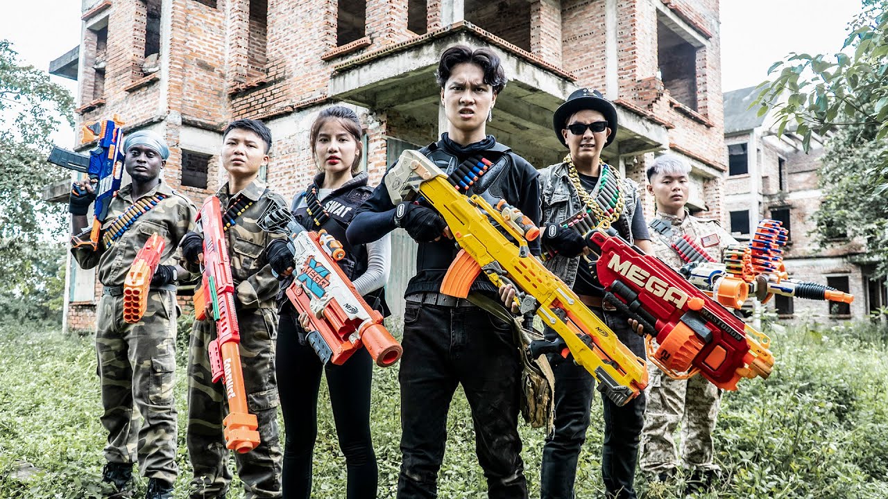 LTT Game Nerf War : Criminals Revealed Warriors SEAL X Nerf Guns Cops Save Spies Fight Crime Mr Zero