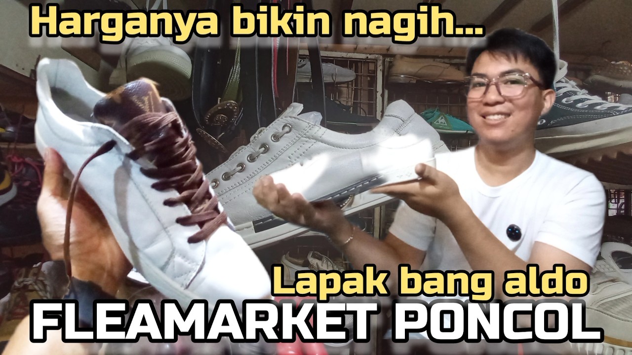 SEGINI HARGANYA‼️GUCCI LOUIS VUITTON SEPATU SECOND TERBAIK DI PASAR PONCOL SENEN JAKARTA 