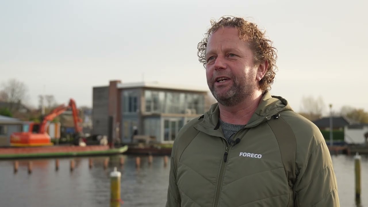 Foreco Dalfsen bij vernieuwing Jachthaven Dragt Aalsmeer