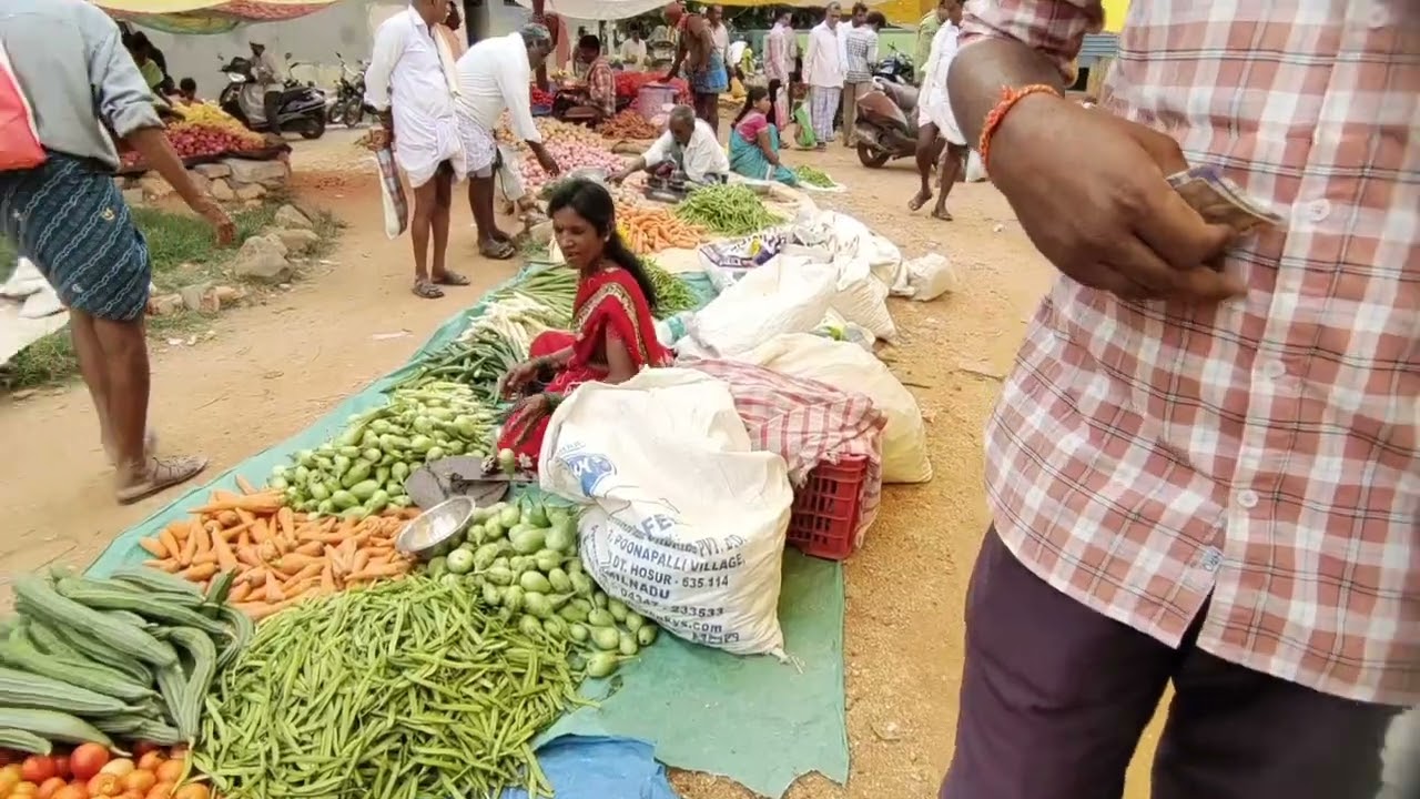 B. kothakota sunday market (సంత )  #bkk #pjchari #vegetables #market