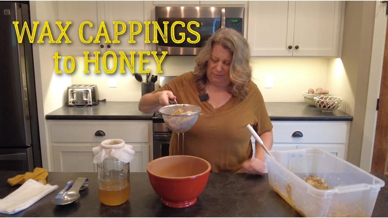 How to Filter Honey From Wax Cappings | Easy Honey Harvest Method