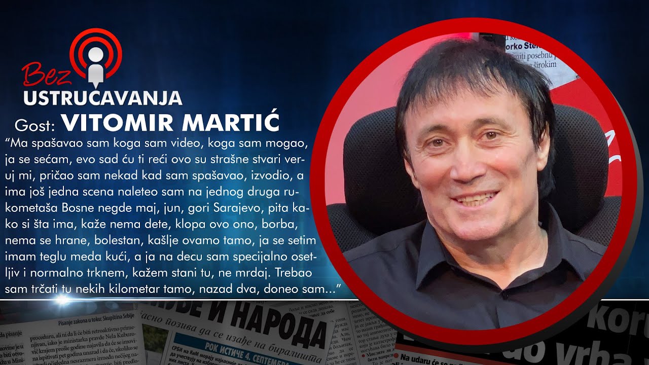 BEZ USTRUČAVANJA - Vitomir Martić: Jedini pravi kriminalci danas su narko dileri i političari!