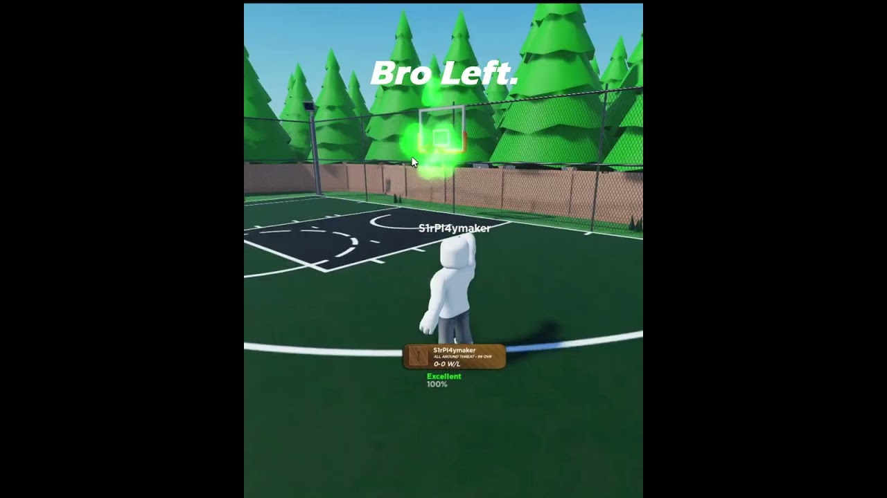 How Did Bro Get Cooked This Bad! #BackyardHoops #RobloxBasketball #Roblox #Fyp #SirPlaymaker