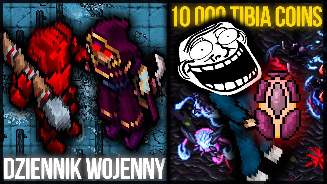 DROPNĄŁEM 1600 ZŁ, WIELKA WOJNA!!! [Tibia Sonira #07]