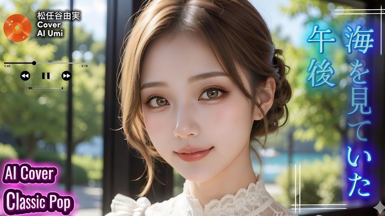松任谷由実の「海を見ていた午後」をClassicPopカバーしたのは、海の歌姫AIUmi。ソーダ水の中に何が見える？#松任谷由実 #海を見ていた午後 #Classic #jpop #AICover