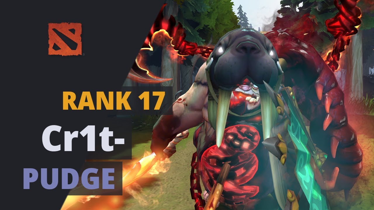 Cr1t- (Rank 17) plays Pudge Dota 2 Full Game