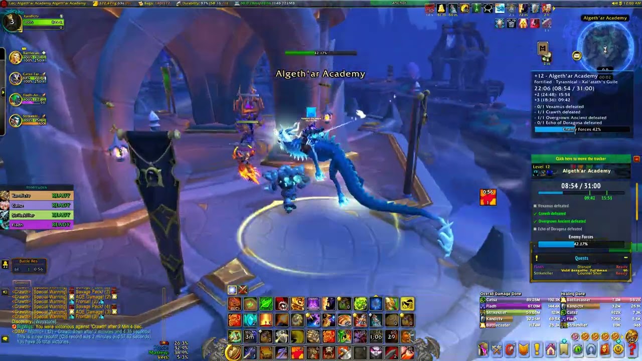 Mythic Plus: Algeth'ar Academy +12