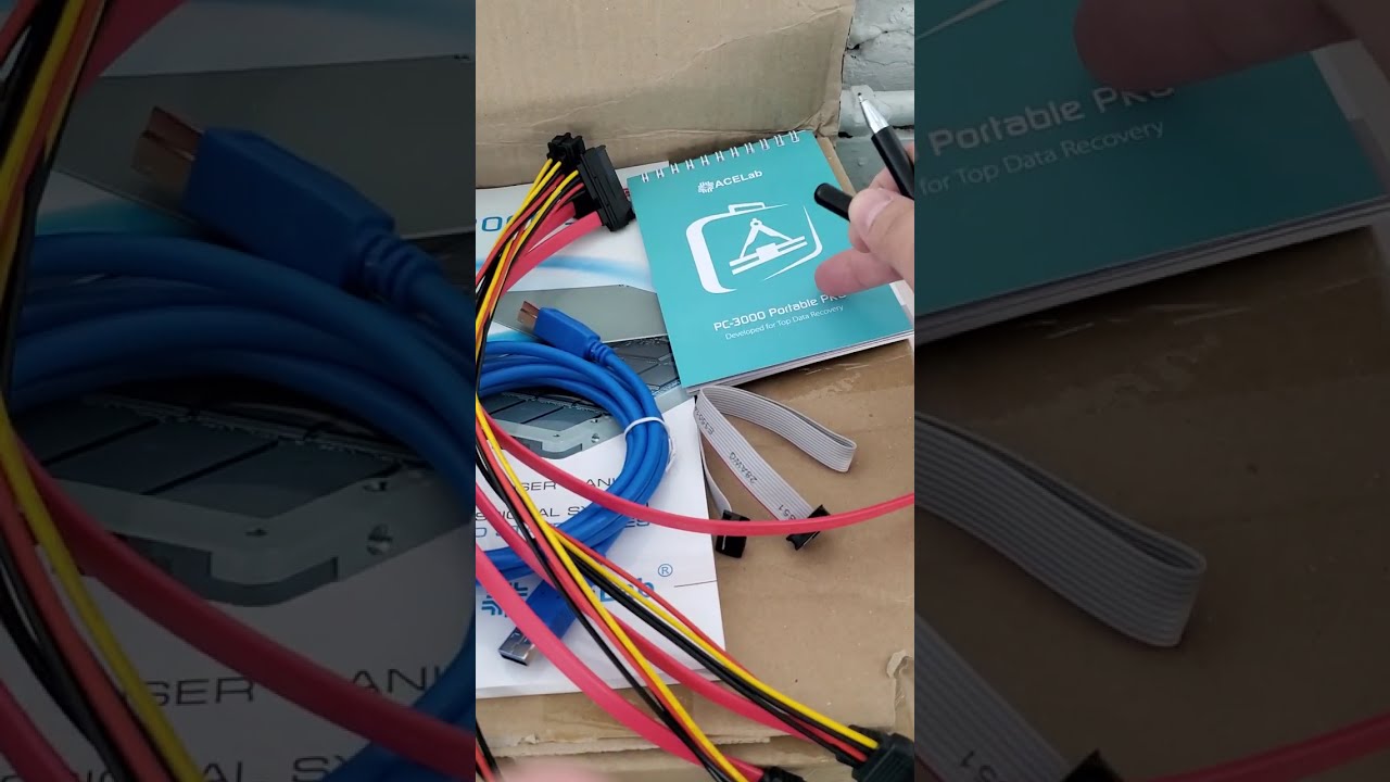 PC3000 Portable Pro Forensic Data Recovery Tool Unboxing