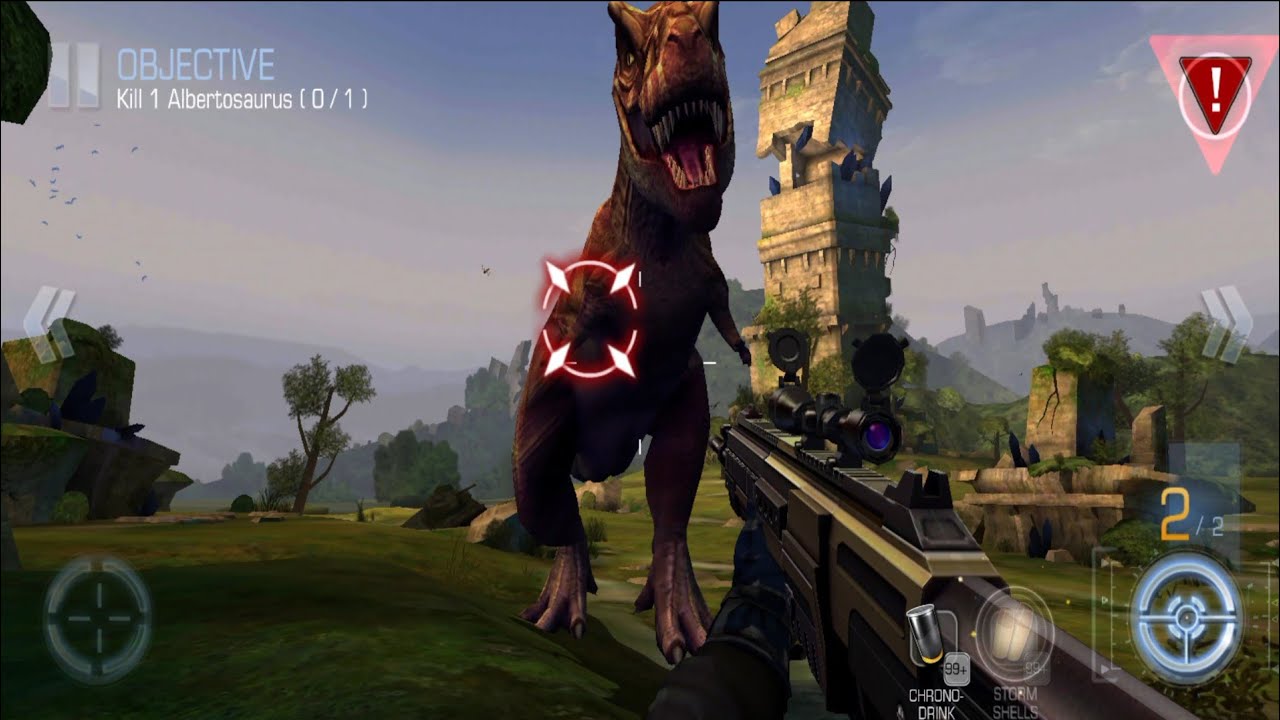 DINO HUNTER: DEADLY SHORE - Gameplay Walkthrough Part 219 |  Kill 1 Albertosaurus