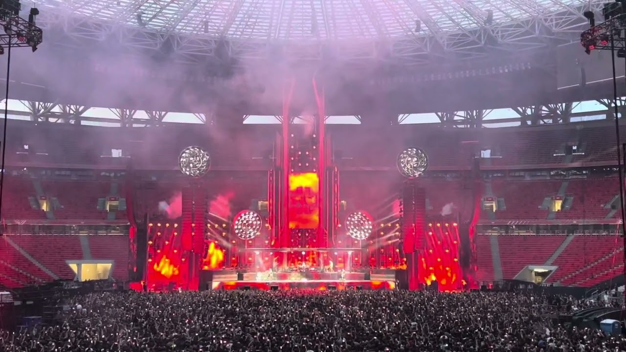 Rammstein - Mein Herz brennt Stadium Tour 12.07.2023 live Budapest