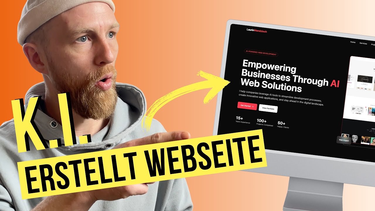 Diese KIs erstellen komplette Webseiten &ndash; So einfach geht&rsquo;s! 😱