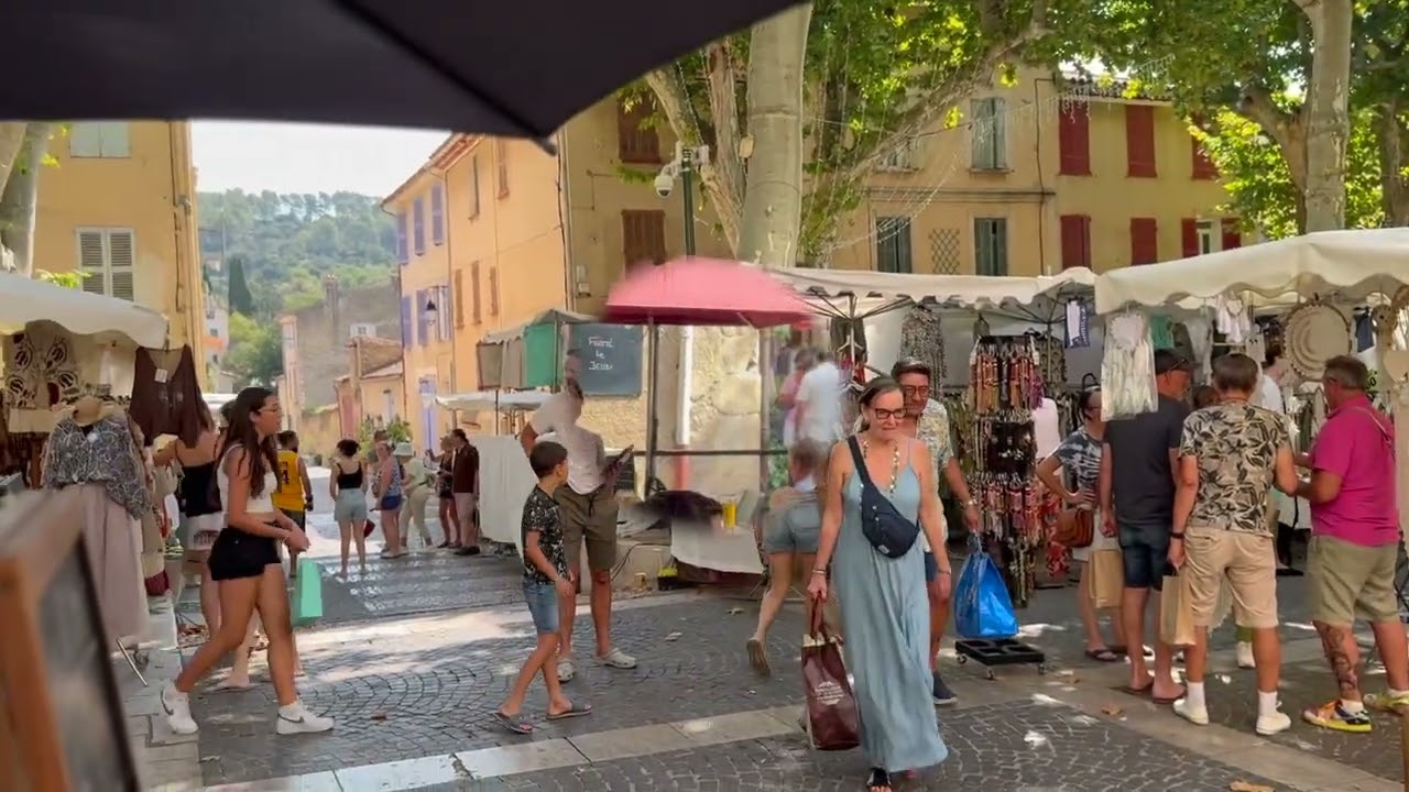 Cotignac on Market Day!