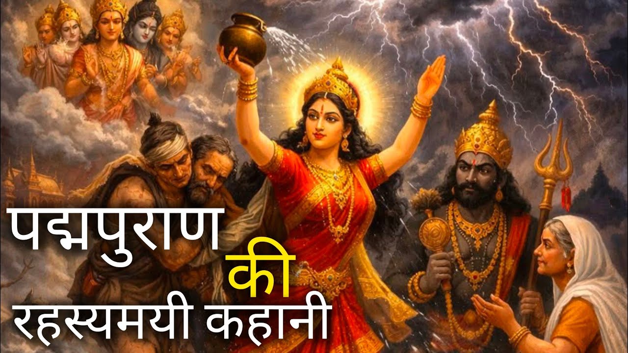 पतिव्रता देवी कौशिकी की अद्भुत कथा | पद्मपुराण की रहस्यमयी कहानी।