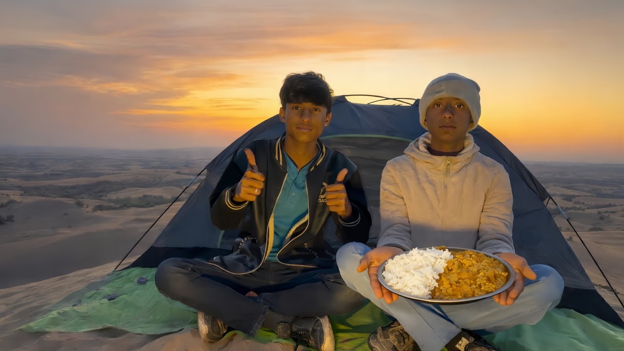 Night Camping on the Highest Desert Peak