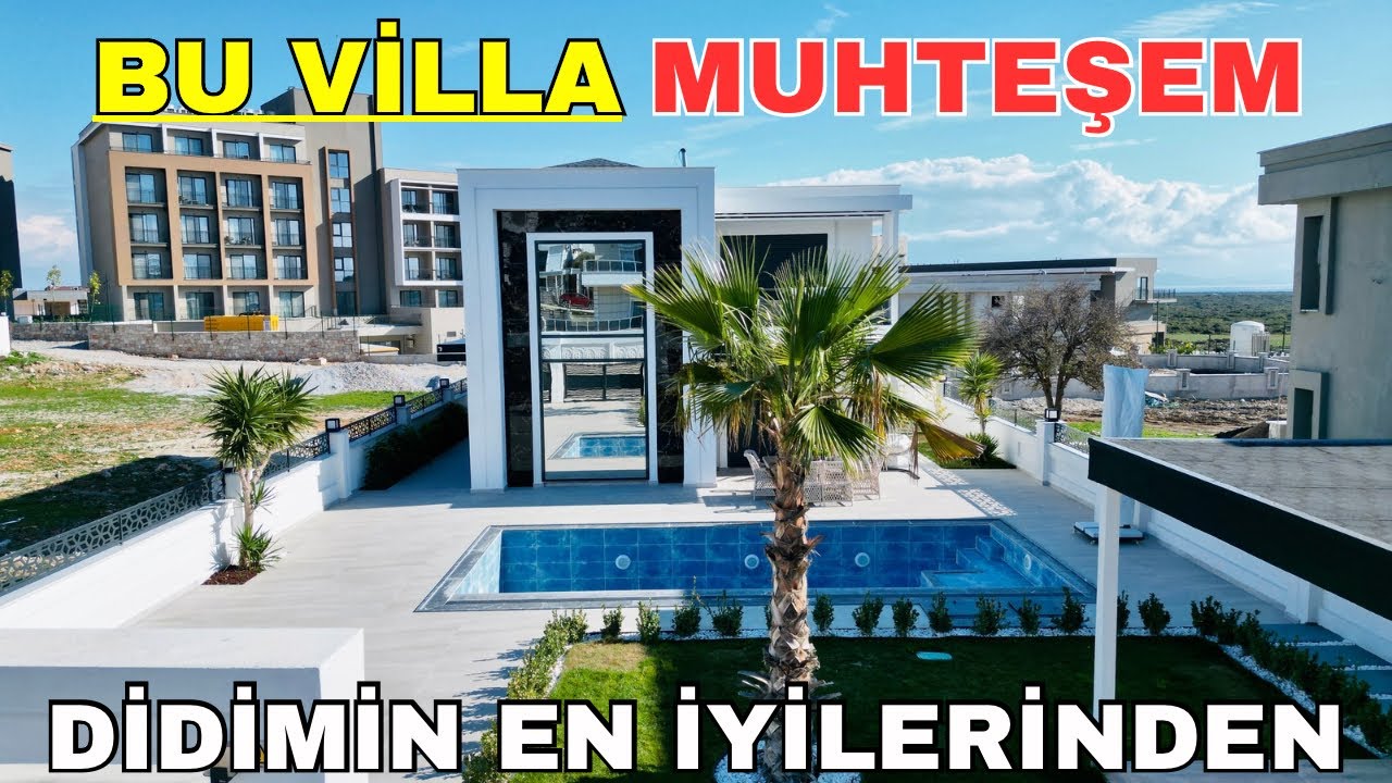 Lüks Villa Turu Bu Villayı İzlemeden Karar Vermeyin Didim Merkezde E-1011