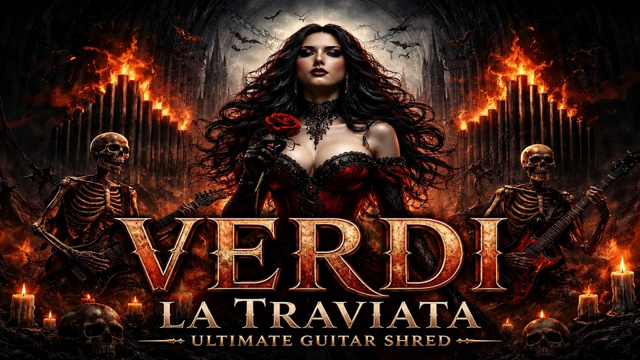 GIUESEPPE VERDI'S LA TRAVIATA CONCERT - EXTREME SHRED WARNING! - AI METAL COVER