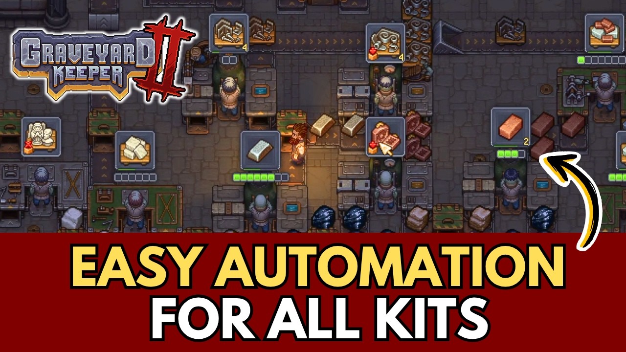 How to Make an Automatic Restoration Kit Factory in Graveyard Keeper 2 (Tier 1 +&nbsp;2)