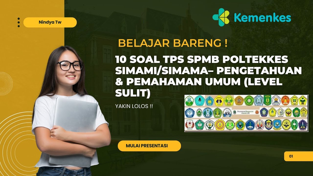 10 Soal Sulit TPS SIMAMA SIMAMI SPMB Poltekkes: Pengetahuan & Pemahaman Umum | Jawaban & Pembahasan