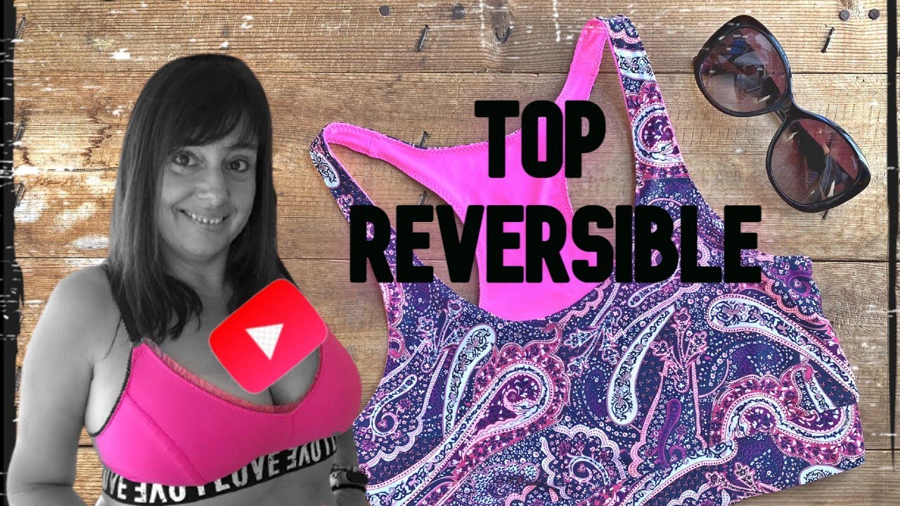 Top Reversible o Sujetador Deportivo Reversible