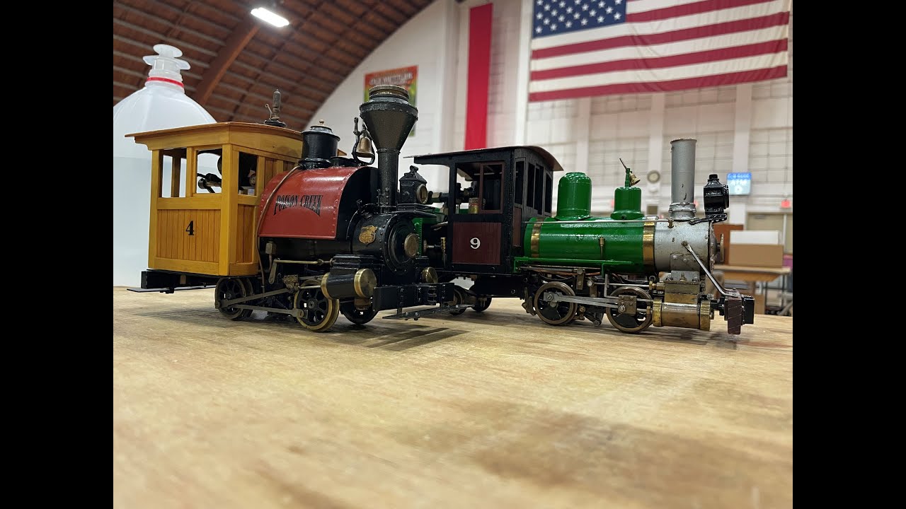 NSS 2025 Part 1  #burntfinger #modelrailroad  #livesteam