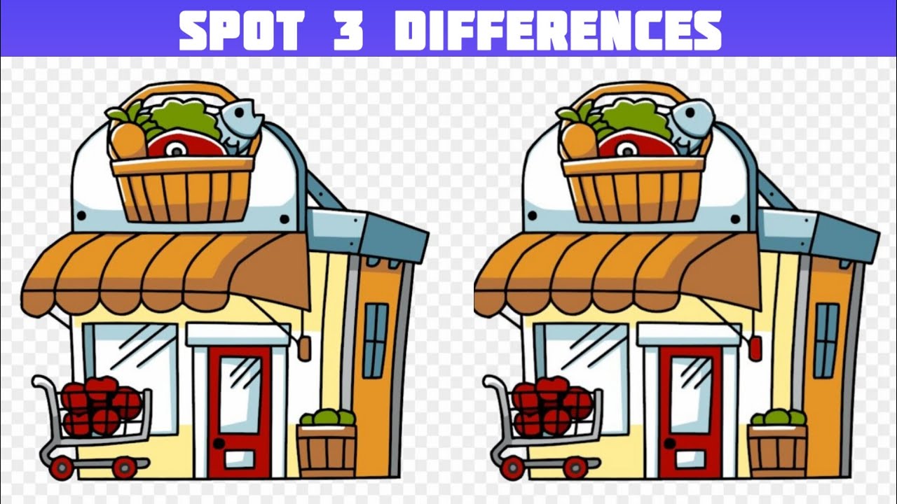 Spot 3 differences 