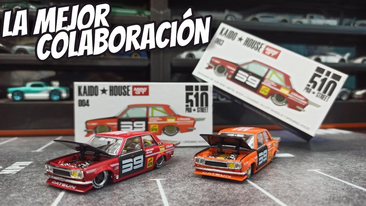 REVIEW KAIDO HOUS POR MINI GT/ DATSUN 510 PRO STREET/ CHARLY WHEELS
