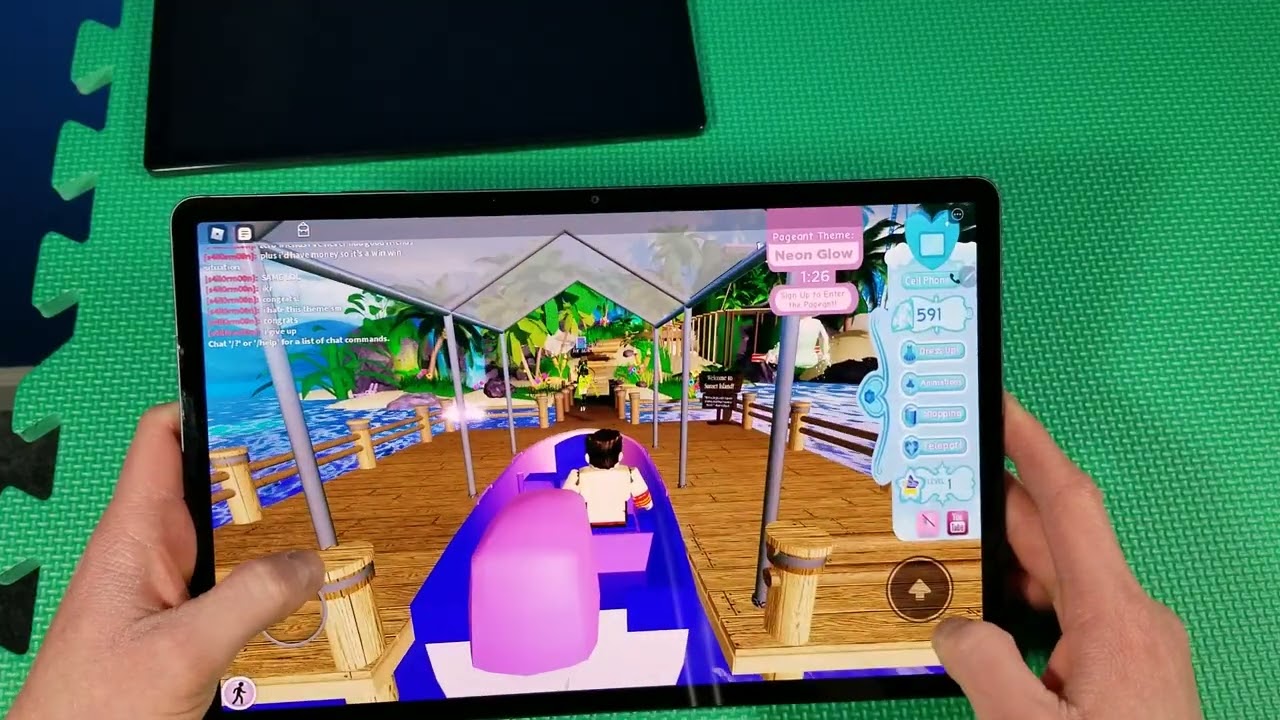 Roblox on Samsung Tab A8 Vs Samsung Tab S7 comparison