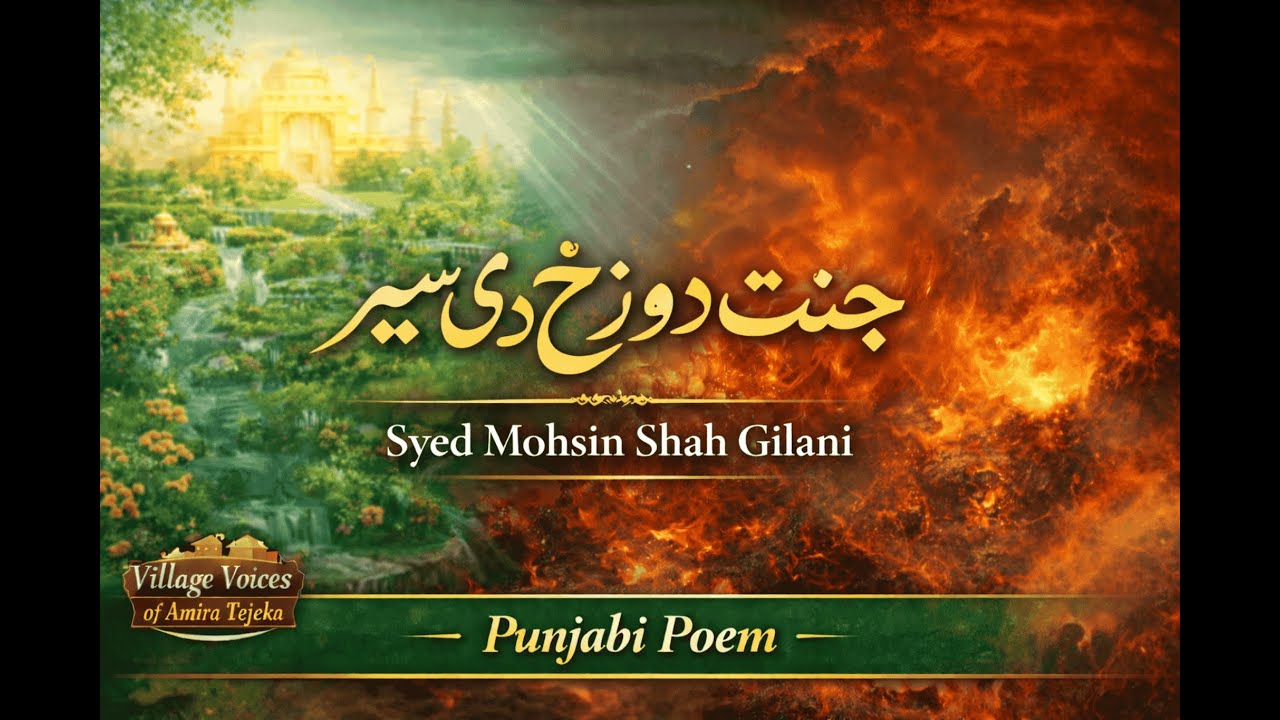 جنت دوزخ دی سِیر | Syed Mohsin Shah Gilani | Punjabi Poem | Village Voices of Amira Tejika