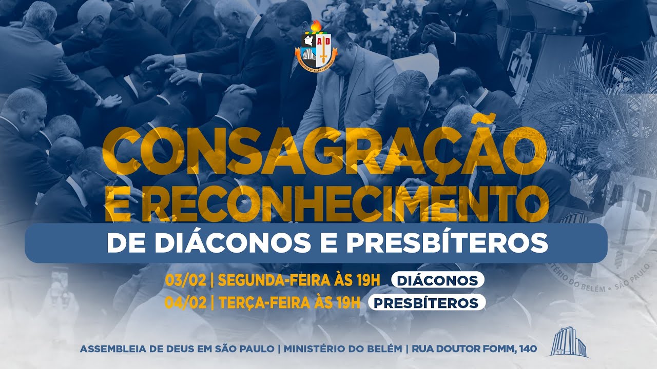 CONSAGRAÇÃO E RECONHECIMENTO DE DÍACONOS  E PRESBÍTEROS   | 04/02/2025  |  TV AD BELÉM