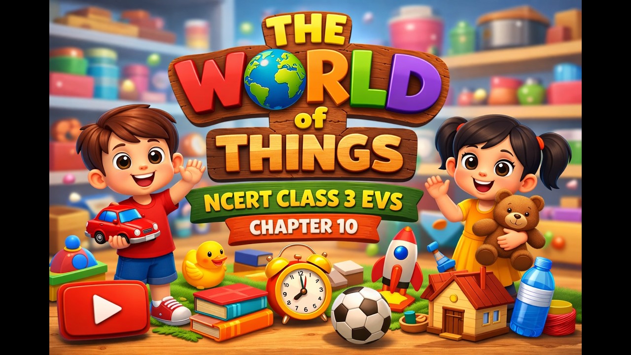 NCERT, Class 3 EVS, Chapter 10, This World of things explained