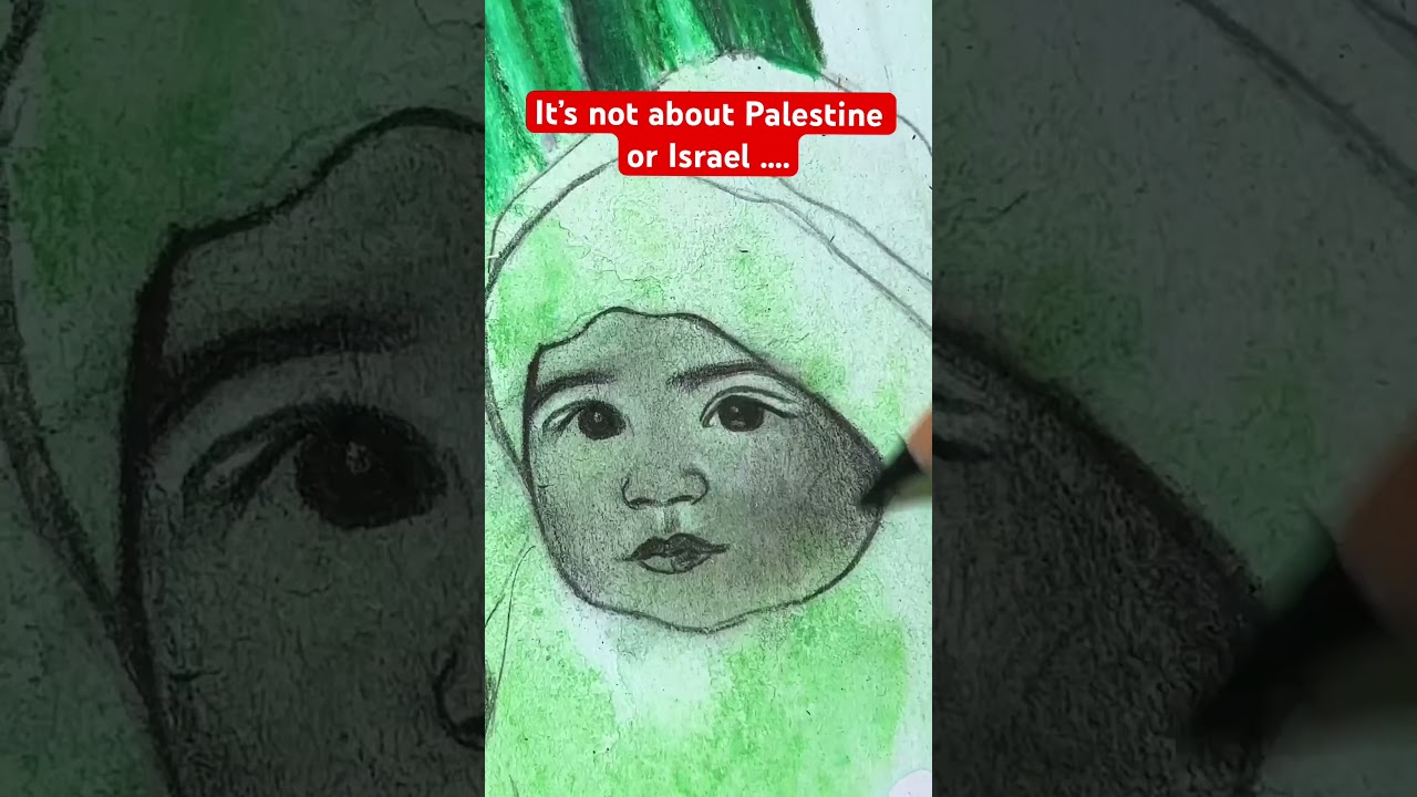 Painting the war in Palestine 🇵🇸😢&hellip;#art #palestine #shorts