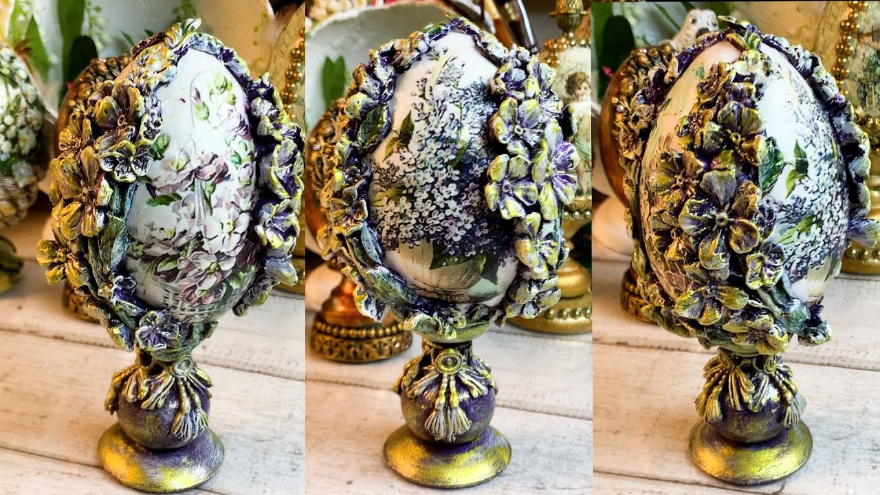 Пасхальное яйцо. Декор. Декупаж. Easter Egg. Decor. Decoupage.