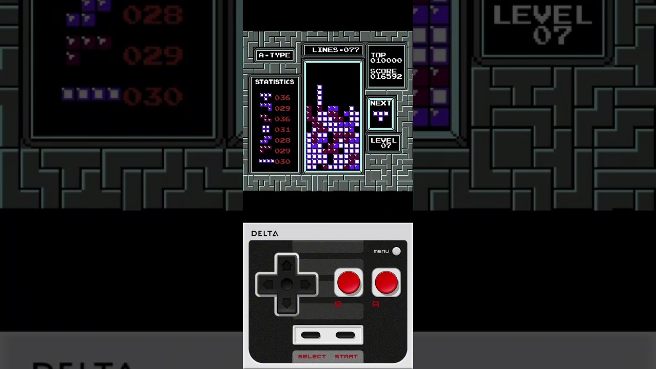 Just playing Tetris
