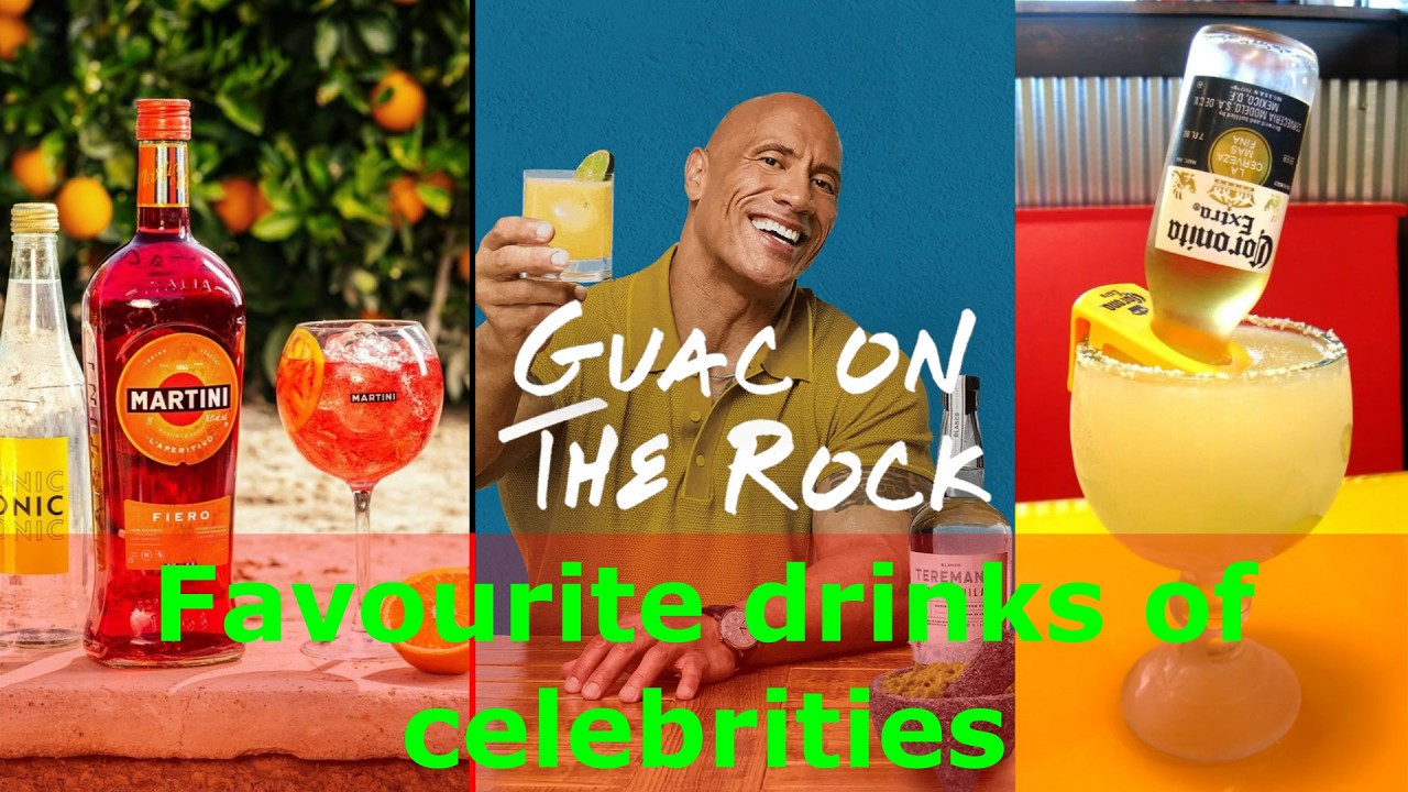 Favourite drinks of celebrities #1