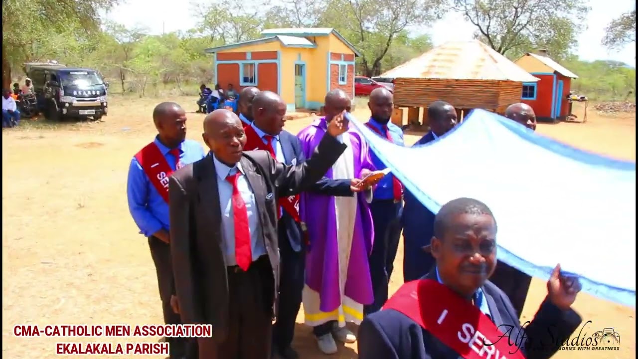 (FINAL RITES) EKALAKALA PARISH CATHOLIC MEN ASSOCIATION LAST RESPECTS TO ONE OF THEIR OWN