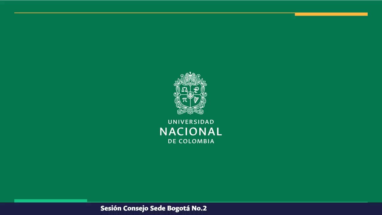 Consejo Sede Bogotá Universitario sesión número 2