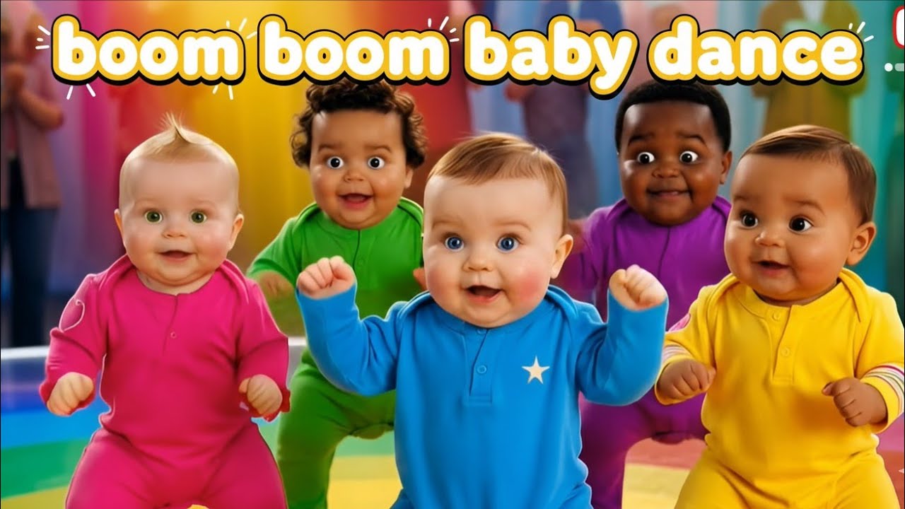 💥 Boom Boom Baby Dance!💃 | Cutest Kids Dance Ever | Nursery Rhymes and kids Songs | 