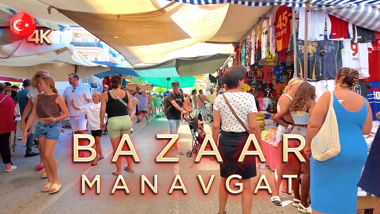 Manavgat BAZAAR 📍 THURSDAYS MARKET 4K BAZAAR #TURKIYE #Antalya #side #turkey #manavgat