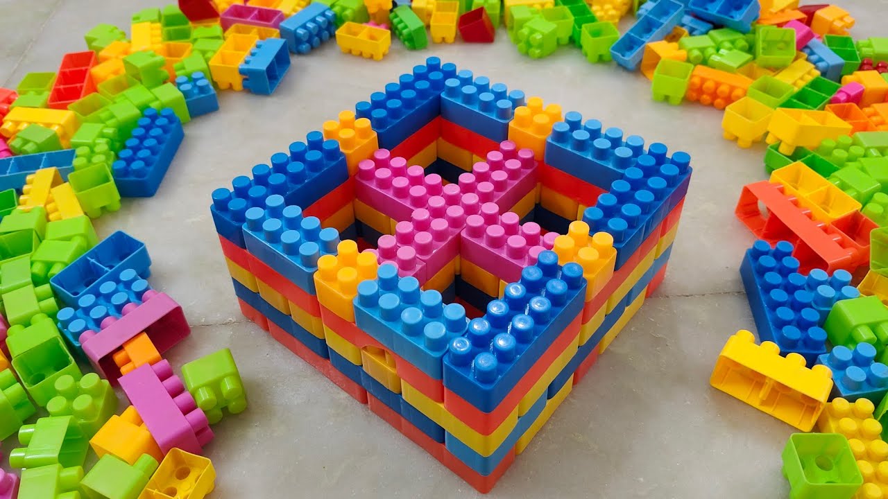 Satisfying DIY Shatkona ASMR/Building Blocks/block game/Lego building fun #asmr#buildingblocks#lego