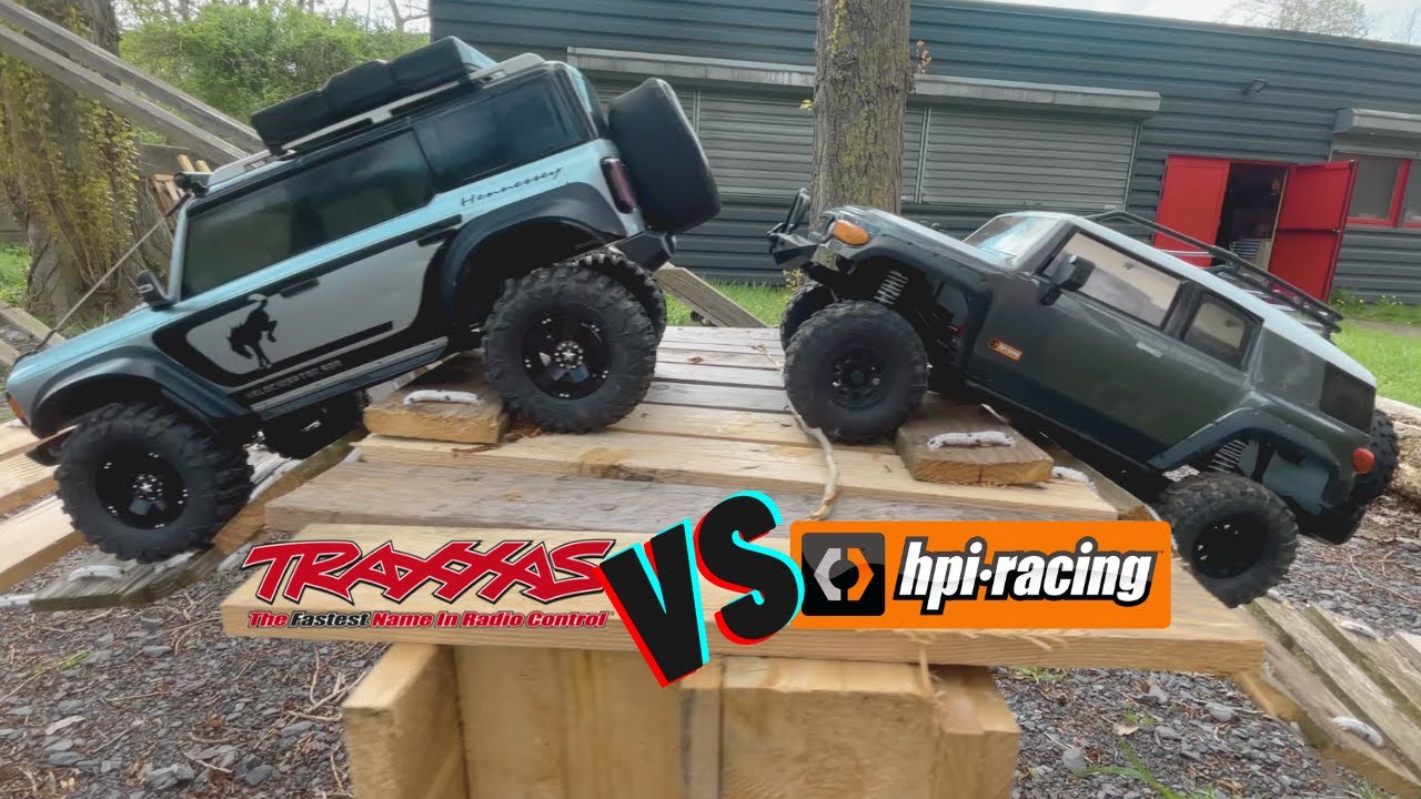Traxxas TRX4 bronco 2021 Raptor  VS  Hpi Venture  -  CRAWLER PARK de Ronchin