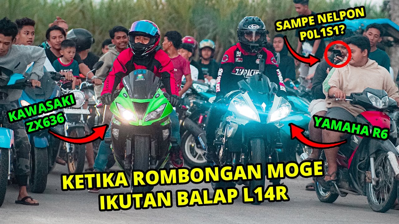 VIRAL!! WHEN A GROUP OF MOGE PARTICIPATED IN THE 4N L14R RACE, HEREX AUTO WAS NERVOUS!! R6 VS ZX6...
